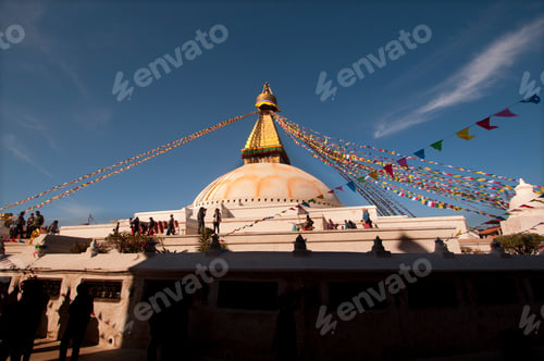 Preview: Boudhanath Stupa in Kathmandu, Nepal, UNESCO World Heritage Site.