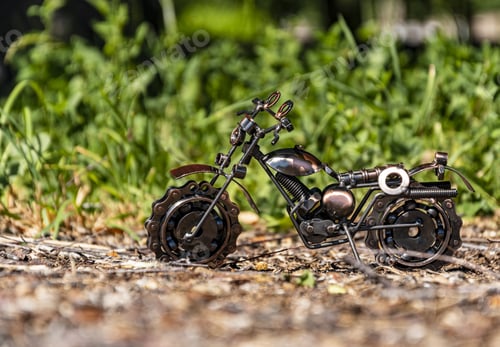 Preview: Homemade metal model - a toy sports road bike