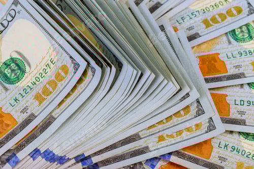 Preview: Stack of United States One Hundred Dollar Bills