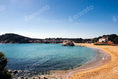Preview: beach of a cove on the Costa Brava of Girona