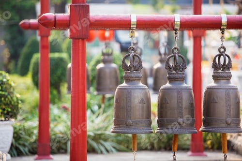 Preview: Bells in the temple at Thailand