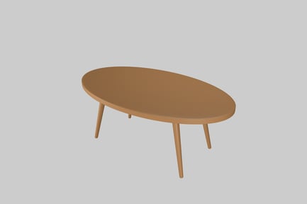 Preview: Elegant Wooden Table