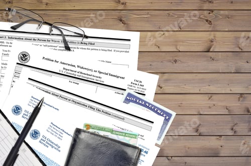 Preview: USCIS form I-360 Petition for amerasian, widower or special immigrant
