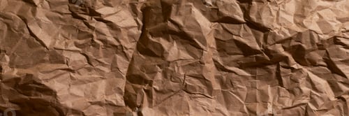 Preview: Crumpled craft paper texture background banner