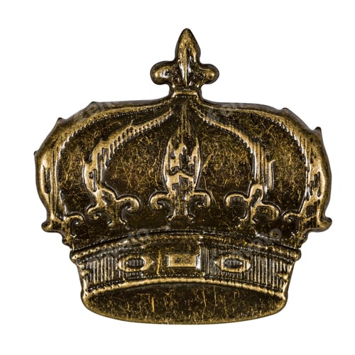 Preview: Crown, element for scrapbooking, isolated on a white background, with clipping path