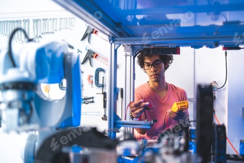 Preview: ROBOT YOUNG ENGINEER MAN