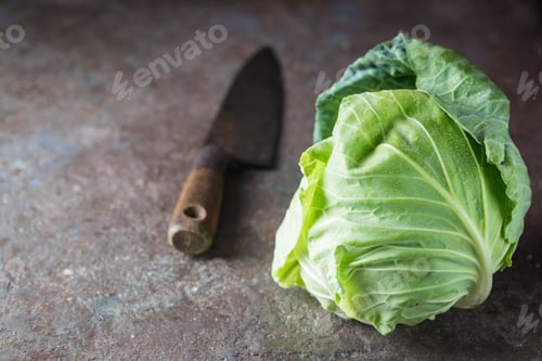 Preview: Fresh green cabbage