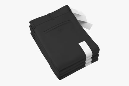Preview: Pile of Folded Dark & Khaki Pants