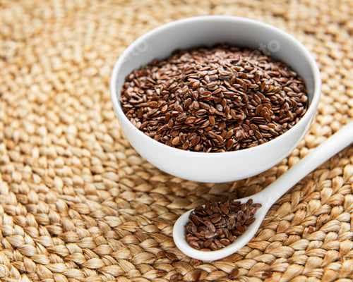Preview: Vegetarian organic nutrition flax seeds