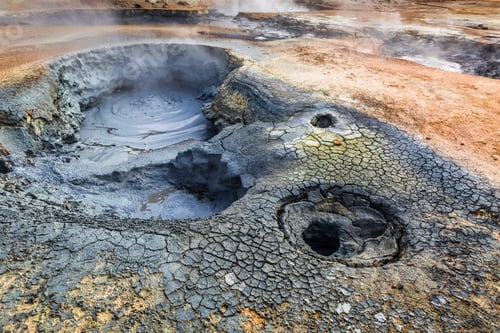 Preview: Stunning Namafjal llandscape in Iceland in summer