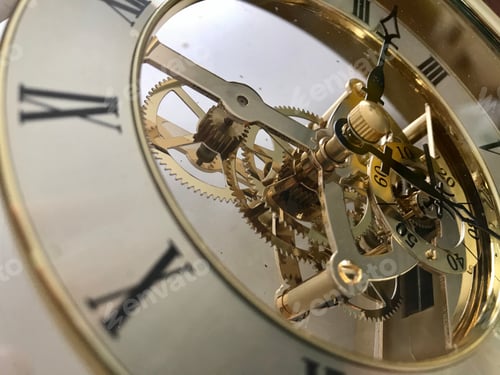 Preview: Mechanical works of a clock