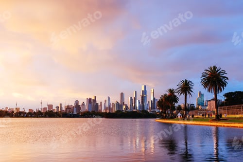 Preview: Albert Park at Sunset in Australia