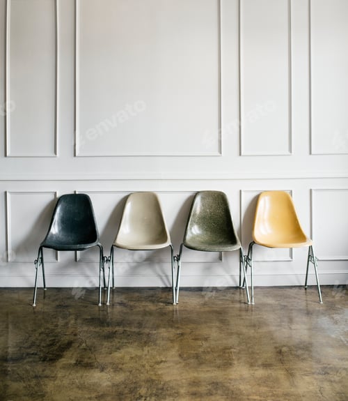 Preview: Retro plastic chairs