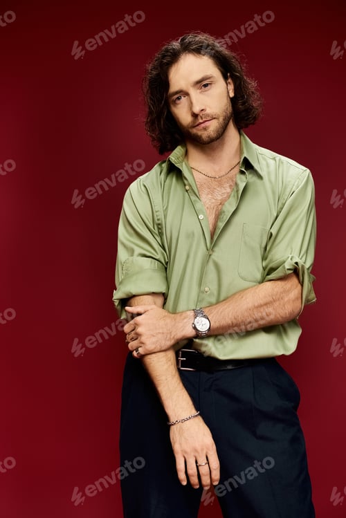 Preview: The dapper gentleman in emerald elegance