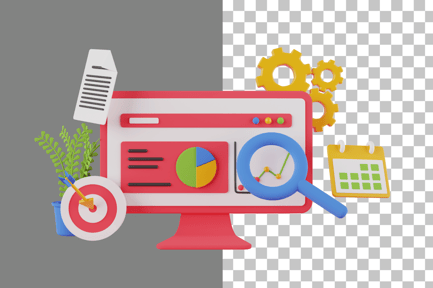 Preview: Web Analytics 3D Icon