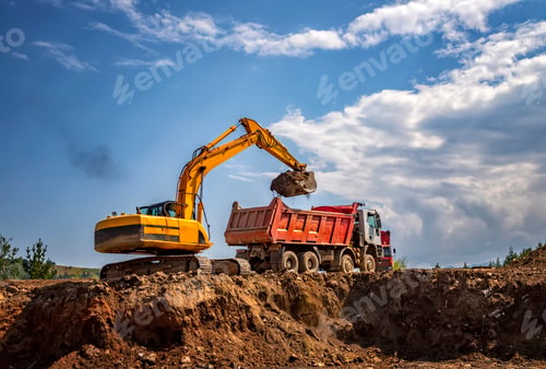 Preview: working excavator