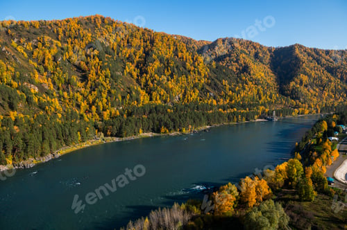 Preview: Autumnal Altai from aerial view