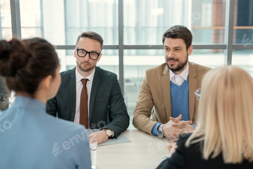 Preview: Discussing contract with lawyers