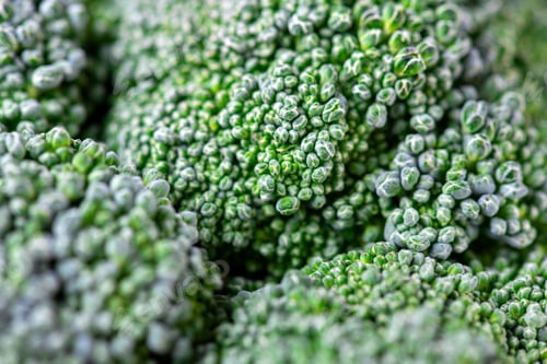 Preview: Pattern of broccoli. Macro photo green broccoli texture. Fresh green broccoli vegetable