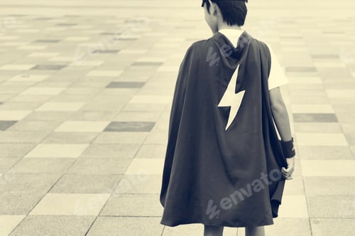 Preview: Superhero Boy Kid Custome Energy Concept