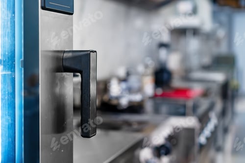 Preview: Kitchen appliances in professional kitchen in a restaurant