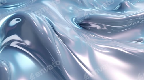 Preview: Digital render of a bright silver metallic fabric background for wallpapers