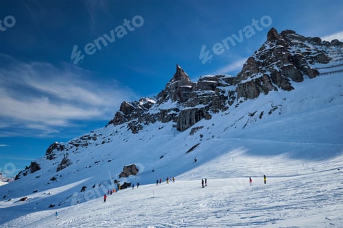 Preview: Ski resort in Dolomites, Italy