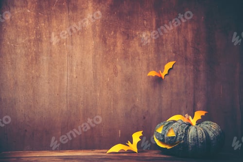 Preview: picture of Halloween concept, vintage filter image