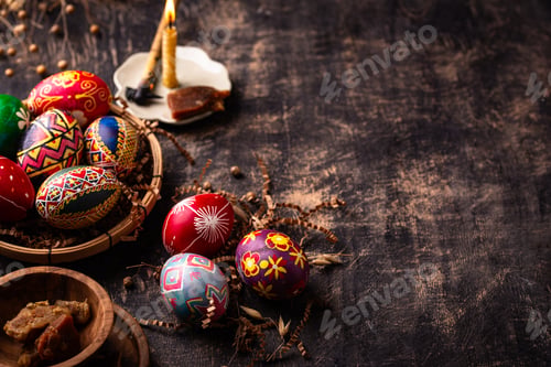 Preview: Traditional Ukrainian painting Easter eggs