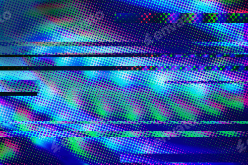 Preview: Glitch interlaced textured futuristic background