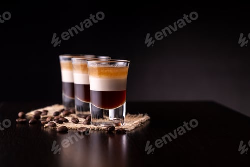 Preview: Three shots of B-52 cocktail
