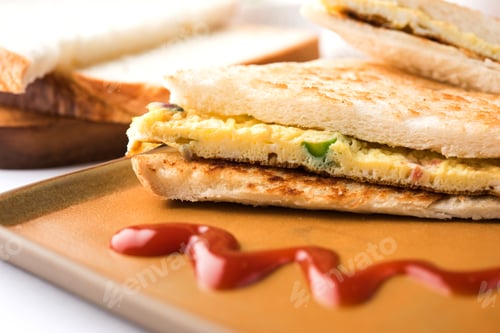 Preview: Bread Omelette Sandwich