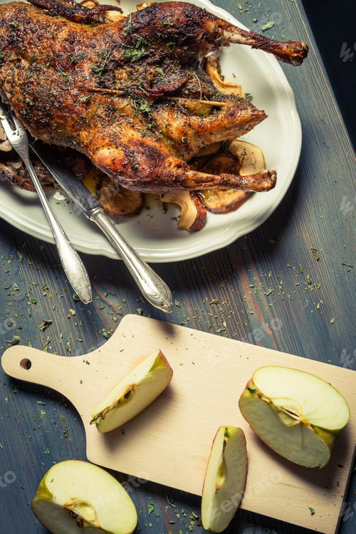 Preview: Fresh fruit and roast duck