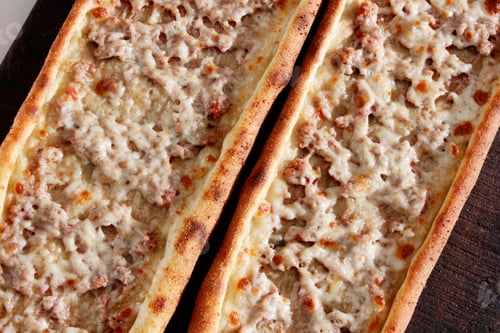 Preview: Meat and cheese pita. Konya, Turkey