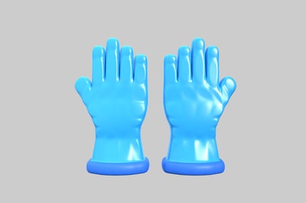 Preview: Rubber kitchen gloves