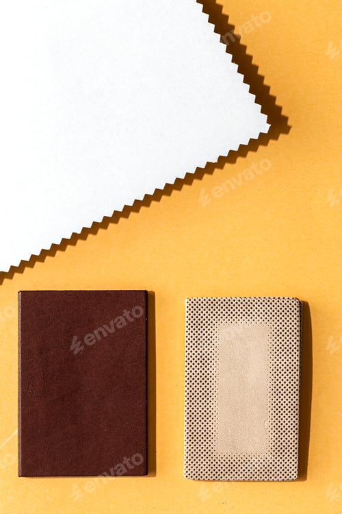 Preview: Natural leather labels for price or advertising