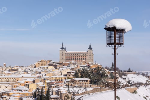 Preview: Alcazar of Toledo snowy Spain