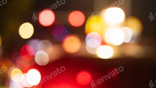 Preview: Abstract Night Bokeh Lights