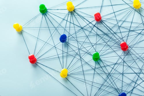 Preview: Network with pins