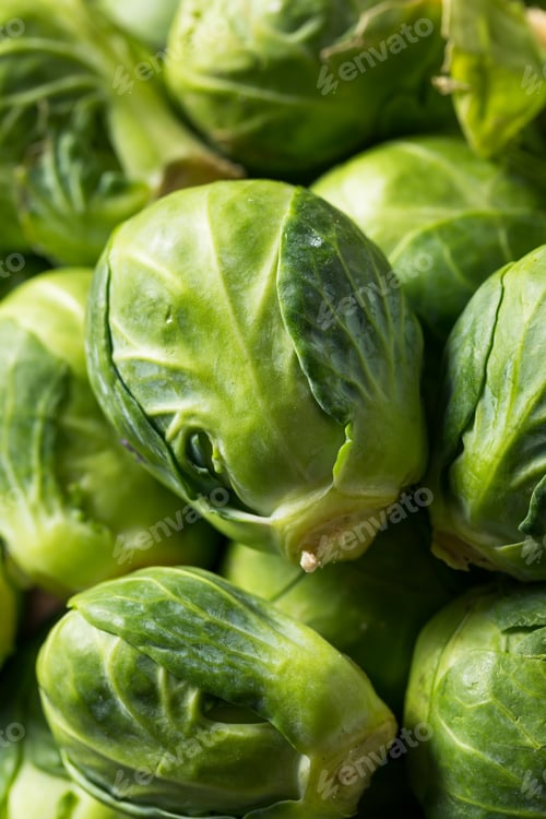 Preview: Raw Organic Green Brussel Sprouts