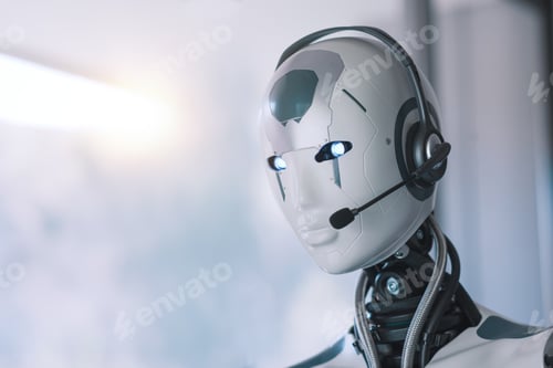 Preview: AI robot working in the office