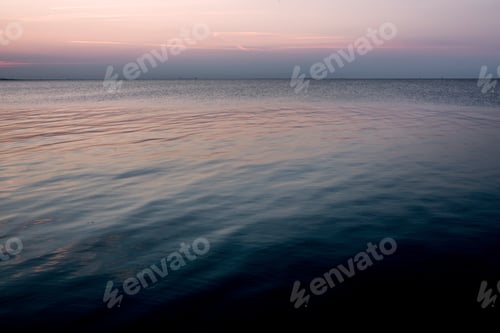 Preview: Calm sea and sunset sky