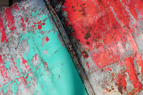 Preview: Empty rusty barrel. Abstract, background, textured.