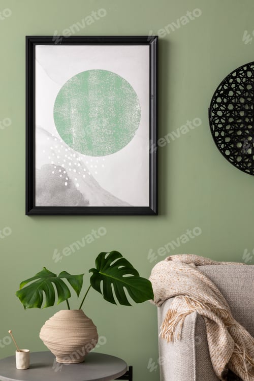 Preview: The stylish composition at living room interior