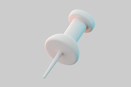 Preview: Simple white thumbtack