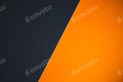 Preview: Halloween frame, card , orange and black paper texture.