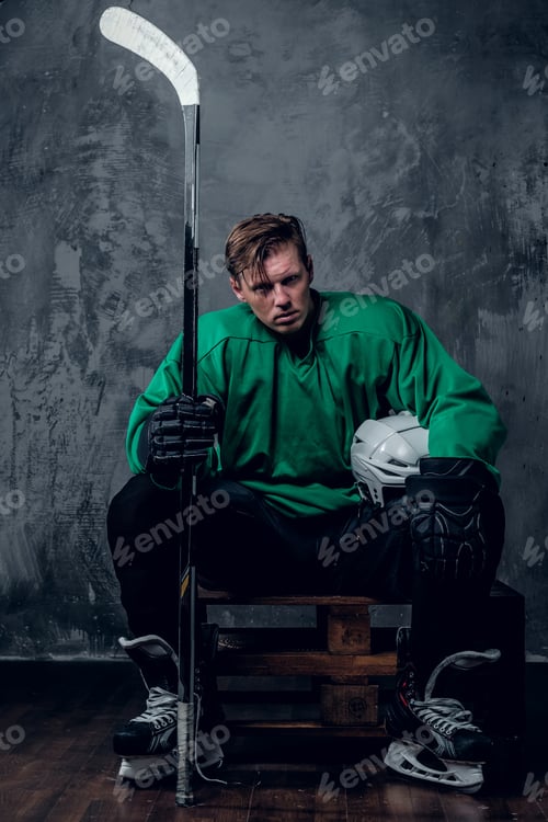 Preview: Tired hockey player