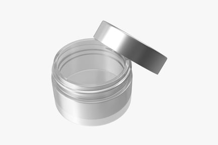 Preview: Open Cosmetic Cream Jar with Lid