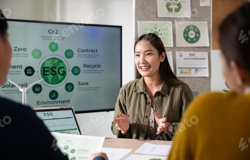 Preview: Asian business leaders meeting ESG strategize on sustainable environmental practices
