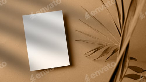 Preview: Empty Business Card Mockup, Blank Professional Luxury Card Mock-up